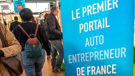 Salon du travail et mobilité professionnelle à Paris, le 20 juiller 2017. (MAXPPP)