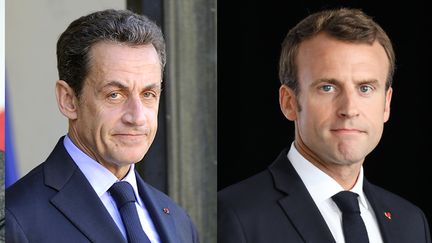 François Mitterrand, Nicolas Sarkozy et Emmanuel Macron. (ERIC FEFERBERG / LUDOVIC MARIN / AFP)