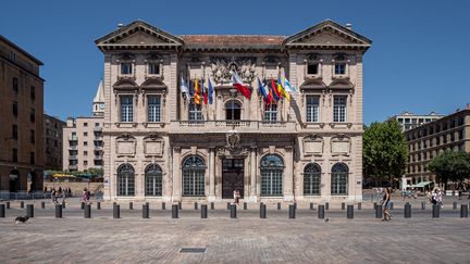 La mairie de Marseille, le 27 juillet 2023. (CARINE SCHMITT / HANS LUCAS)