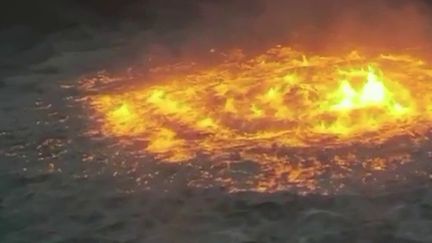 Explosion d'un pipeline : un "oeil de feu" surgit dans le Golfe du Mexique