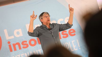 Le député La France insoumise Éric Coquerel, le 27 avril 2019 à Toulon. (FRANK MULLER / MAXPPP)