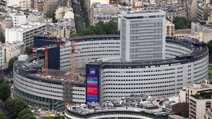 La Maison de la radio &agrave; Paris, si&egrave;ge de Radio France, en juillet 2013. (THOMAS SAMSON / AFP)