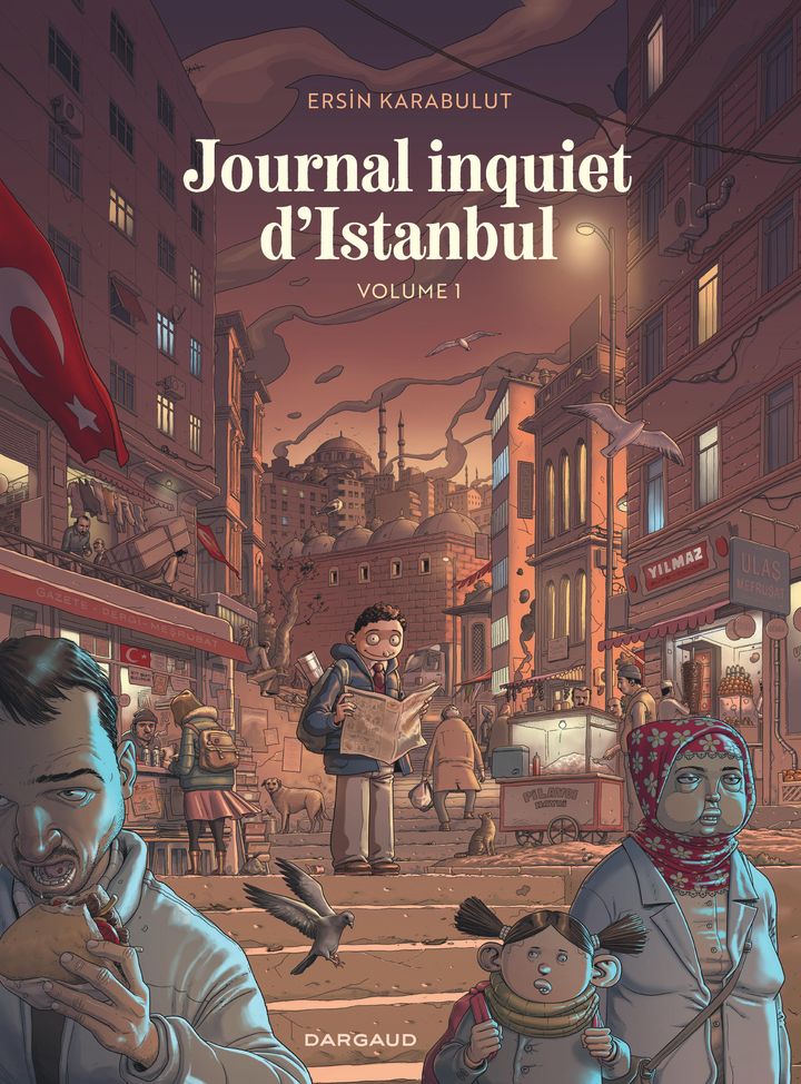 Couverture de "Journal inquiet d'Istanbul" de&nbsp;Ersin Karabulut, août 2022 (DARP-HORS COLL)