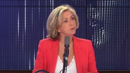 Valérie Pécresse, présidente de la région Île-de-France, invitée de franceinfo, jeudi 17 septembre 2020. (FRANCEINFO / RADIOFRANCE)