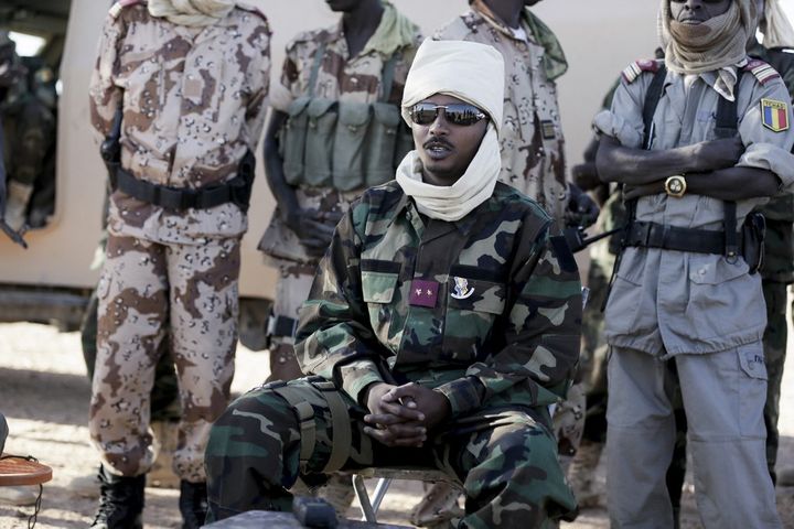 Mahamat Idriss Déby, général de l'armée tchadienne, a pris les commandes du Tchad le 21 avril 2021, à la mort de son père. (KENZO TRIBOUILLARD / AFP)