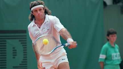 Guillermo Vilas à Roland-Garros en 1987