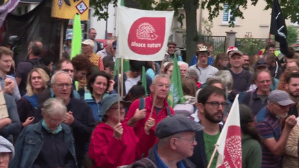 Alsace : à Wittelsheim, les manifestants se mobilisent contre un site de déchets toxiques (franceinfo)