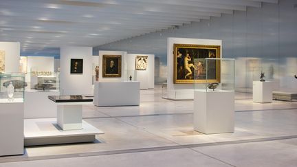 La galerie du temps au Louvre Lens : une gratuité qui est pour beaucoup dans la fréquentation record
 (DENIS CHARLET / AFP)