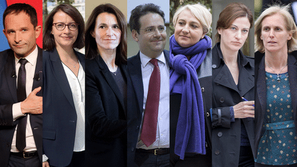 Les anciens ministres de François Hollande battus dès le premier tour des législatives : Benoît Hamon, Cécile Duflot, Aurélie Filippetti, Matthias Felk, Pascale Boistard, Juliette Méadel et Ségolène Neuville. (MAXPPP)