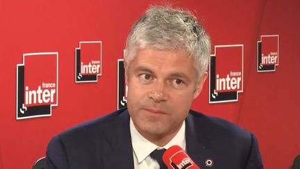 Laurent Wauquiez à Paris le 7 novembre 2018. (Capture d'écran/ France Inter)