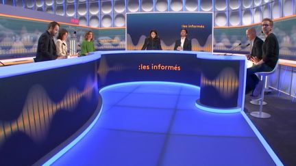 Le plateau des Informés du jeudi 5 décembre 2024. (FRANCEINFO / RADIO FRANCE)