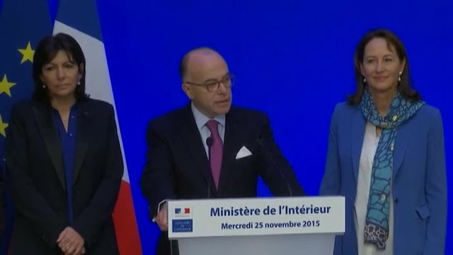 Bernard Cazeneuve annonce le dispositif de sécurité sur la COP21