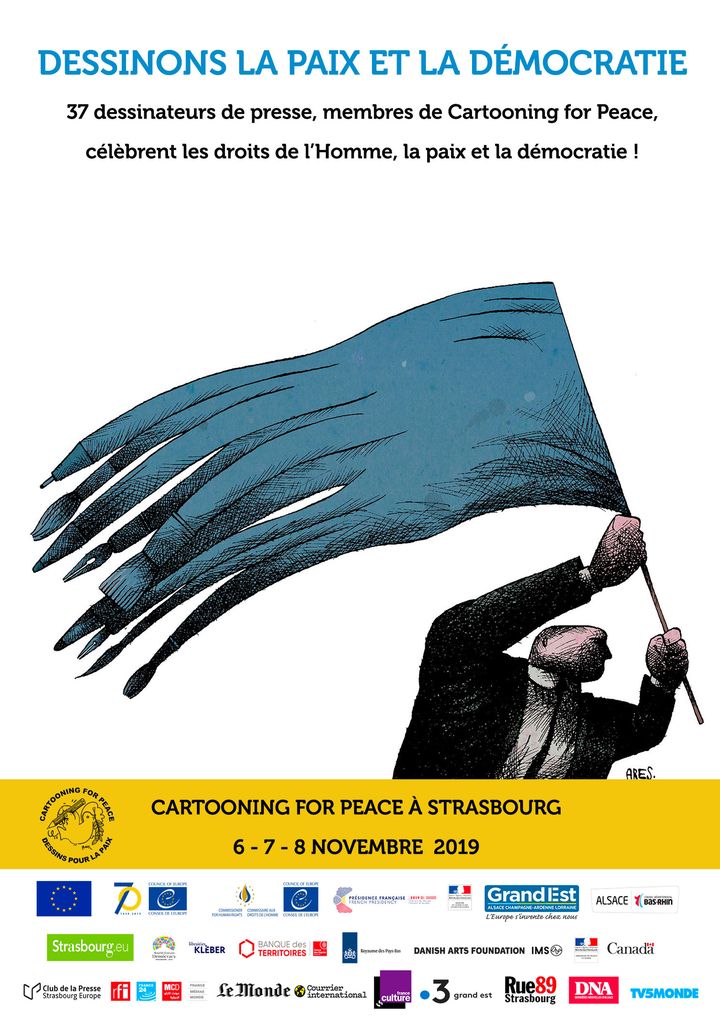 L'affiche de l'évènement. (Cartooning for Peace)