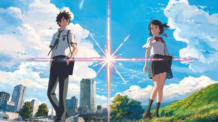 L'affiche du film d'animation "Your Name". (TOHO CO., LTD. / CoMix Wave Films Inc. / KADOKAWA CORPORATION / East Japan Marketing & Communications, Inc. / AMUSE INC. / voque ting co., ltd. / Lawson HMV Entertainment, Inc)