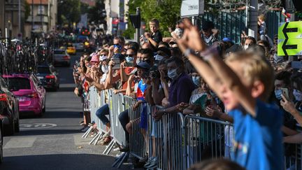 Le passage du Tour de France à Lyon, le 12 septembre 2020. (JO?L PHILIPPON / MAXPPP)