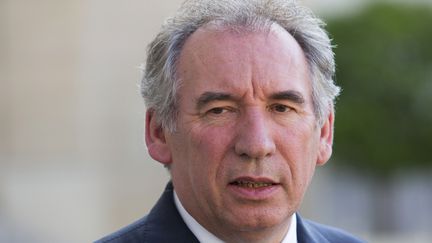 Le président du MoDem François Bayrou après une rencontre avec le président François Hollande à l'Elysée, le 25 juin 2016. (GEOFFROY VAN DER HASSELT / AFP)