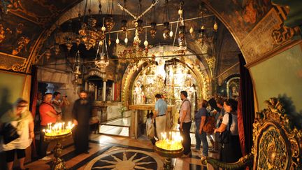 Le site du Golgotha, dans le Saint Sépulcre, à Jerusalem (Jorge Láscar from Australia)