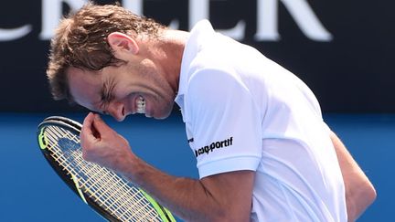 La rage de Richard Gasquet (MAL FAIRCLOUGH / AFP)