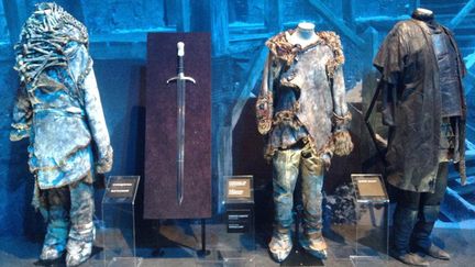 &nbsp; (Quelques costumes de l'exposition Game of thrones  © Estelle Cognacq/ Radio France)