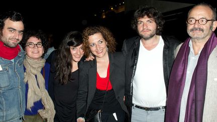 Les Chedid en famille. Parmi eux, Louis, Matthieu, Joseph et Anna seront en tournée ensemble au printemps. 
 (COLLOT/SIPA)