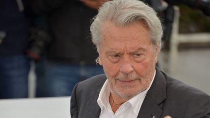 L'acteur Alain Delon lors de la 72e édition du Festival de Cannes (Alpes-Maritimes), le 19 mai 2019. (JACKY GODARD / PHOTO12 / AFP)