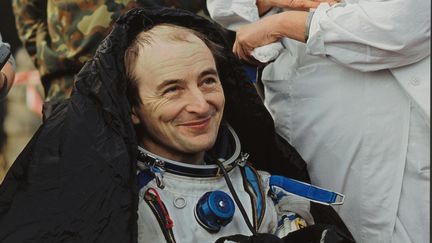 L'astronaute français Jean-Pierre Haigneré, à son retour de mission dans l'espace en août 1999. (ESA/CNES)