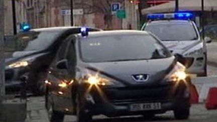 La police dans les rues d'Epernay. (France 3)