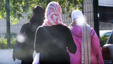 Des femmes portant le voile, le 6 juin 2014 &agrave; Montpellier (H&eacute;rault). (MAXPPP)