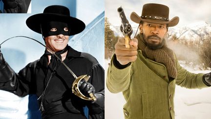 Zorro et Django, les deux vengeurs indomptables, bientôt réunis dans une BD par Quentin Tarantino.
 (20thCentury Fox/Picture Desk/AFP et Sony Pictures Releasing France )