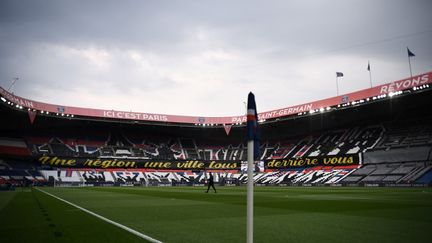 Le Parc des Princes, le 28 avril 2021. (ANNE-CHRISTINE POUJOULAT / AFP)