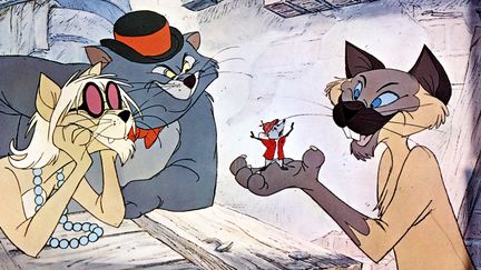 Un plan du film "Les Aristochats" (1970), réalisé par Wolfgang Reitherman (RONALDGRANT / MARY EVANS / SIPA)