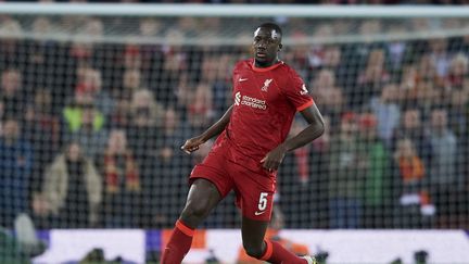 Ibrahima Konaté lors d'un match entre&nbsp;Liverpool et Villarreal en demi-finale de la Ligue des champions, le 27 avril (JOSE BRETON / NURPHOTO)