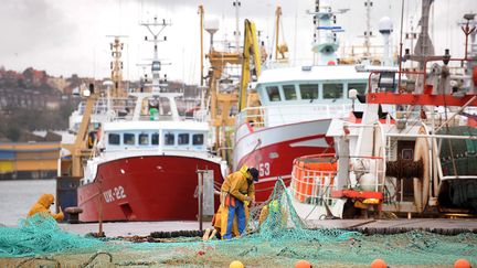 Pêcheurs à quai à Boulogne-sur-mer (MAXPPP)