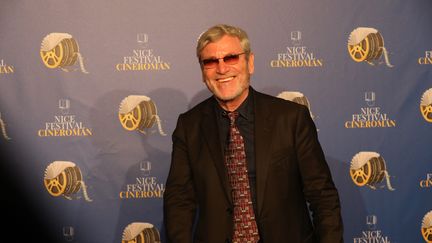 L'acteur&nbsp;Tchéky Karyo, lors de la cérémonie d'ouverture du festival Cinéroman, à Nice, en 2021. (ERIC OTTINO / MAXPPP)