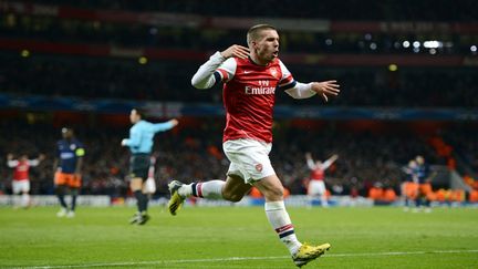 Lukas Podolski (ADRIAN DENNIS / AFP)