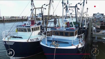 Des navires dans un port britannique. (France 2)