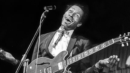 Chuck Berry, légende du rock.
 (Jacob Forsell / EXP / TT NEWS AGENCY / TT News Agency/AFP)