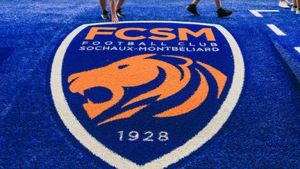 Le logo du FC Sochaux-Montbéliard. (JEAN-BAPTISTE BORNIER / MAXPPP)