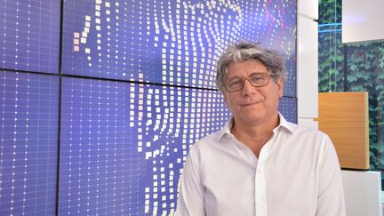 Eric Coquerel, député La France insoumie de Seine-Saint-Denis, sur franceinfo du 6 août 2018. (JEAN-CHRISTOPHE BOURDILLAT / RADIO FRANCE)