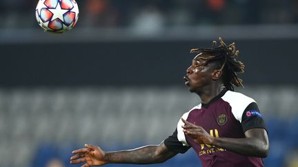 Le Parisien Moise Kean buteur à Istanbul (OZAN KOSE / AFP)