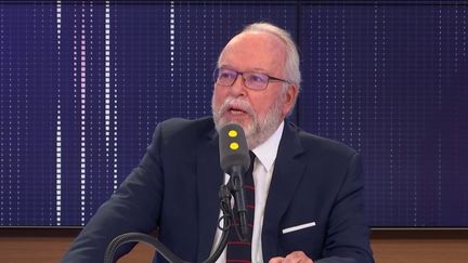 Wallerand de Saint-Just, trésorier du RN, invité de franceinfo le mercredi 31 juillet 2019. (FRANCEINFO / RADIOFRANCE)