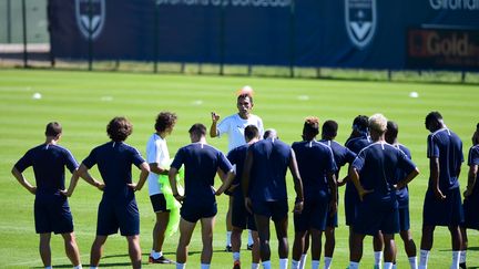 Les Girondins à l'entraînement (NICOLAS TUCAT / AFP)