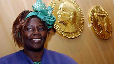 Biologiste et professeur d’anatomie, elle est la première Africaine à recevoir le prix Nobel en 2004 pour «sa contribution en faveur du développement durable, de la démocratie et de la paix». Née en 1940 dans une famille de paysans pauvres, elle s’avère très vite douée pour les études et part étudier aux Etats-Unis à la fin des années 1950. Très marquée par les révoltes des Noirs américains contre les discriminations raciales, elle devient à son retour au Kenya en 1966 une militante pacifiste pour la cause des femmes et l’écologie. Elle créée en 1977 le Green Belt Movement (Mouvement de la Ceinture verte), le plus grand projet de reboisement d’Afrique. 40 millions d’arbres sont plantés en trente ans. Je veux «promouvoir le respect des droits de l’Homme, la bonne gouvernance et la démocratie», déclare-t-elle. Elle est plusieurs fois emprisonnée par le gouvernement. De 2002 à 2005, elle tient le poste de secrétaire d’Etat à l’Environnement. Wangari Muta Maathai est morte d’un cancer le 25 septembre 2011 à l’âge de 71 ans. (ERIC FEFERBERG / AFP)