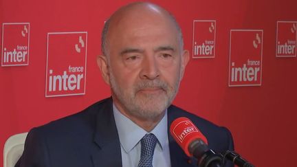 Le premier président de la Cour des comptes, Pierre Moscovici, le 25 mai 2023 sur France Inter. (FRANCE INTER / RADIO FRANCE)