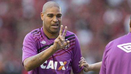 Adriano sera bel et bien au Havre vendredi, mais pas pour y signer un contrat...  (FELIPE GABRIEL / AG?NCIA LANCEPRESS!)