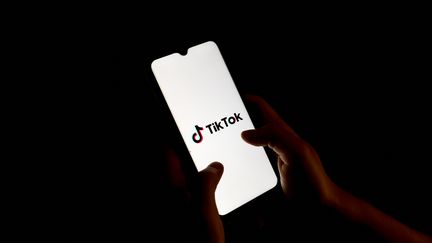 L'application TikTok sur un smartphone. (NIKOLAS KOKOVLIS / NURPHOTO / AFP)