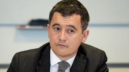 Le ministre de l'Action et des Comptes publics, Gérald Darmanin, le 29 mars 2018, à Pantin (Seine-Saint-Denis). (ERIC PIERMONT / AFP)