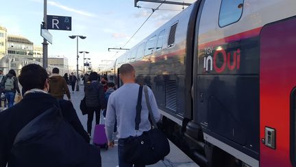 Passagers en gare de Lyon à Paris (illustration), le 14 octobre 2021.&nbsp; (PHILIPPE PAUPERT / FRANCE-BLEU VAUCLUSE)