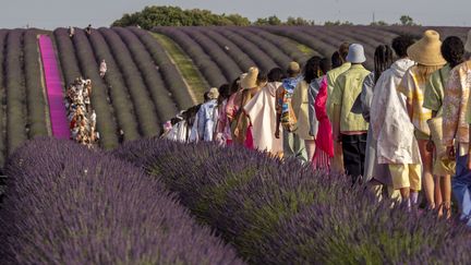 Le défilé Printemps Eté 2020 du styliste Simon Porte Jacquemus, le 24 juin 2019 à Valensole, en France.&nbsp; (ARNOLD JEROCKI / WIREIMAGE)