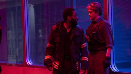 John David Washington et Robert Pattinson dans "Tenet" de Christopher Nolan. (Copyright 2020 Warner Bros. Entertainment, Inc. All Rights Reserved. / Melinda Sue Gordon)